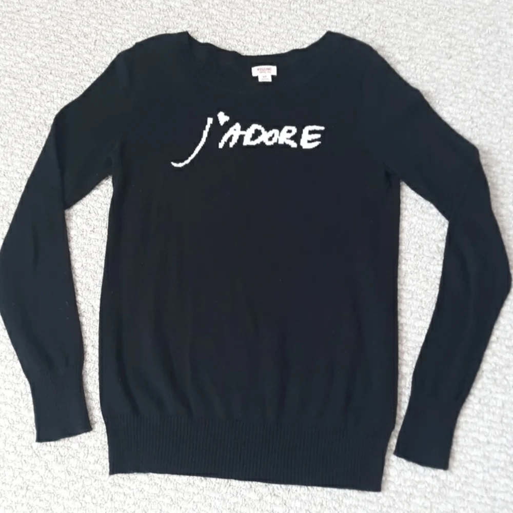Mossimo Black J'ADORE Sweater Size Small - Picture 13 of 13